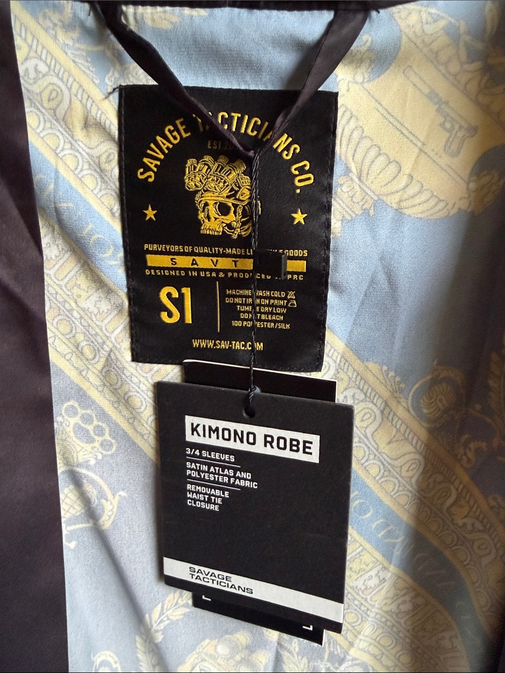 SAVAGE KIMONO ROBE - Picture 3 of 5